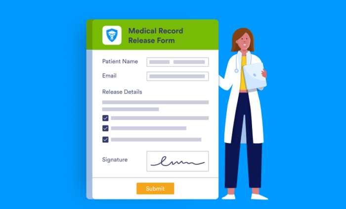7 times you need to use a HIPAA medical records release form