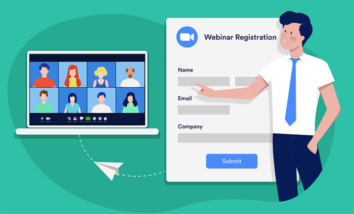 How to collect registrations for Zoom webinars