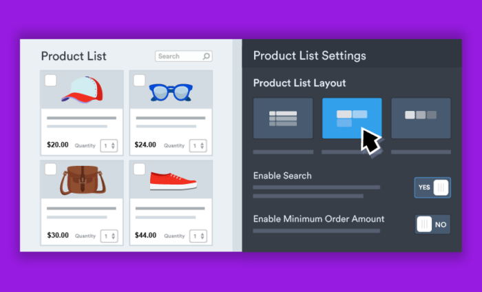 Introducing new card view display options for product order forms