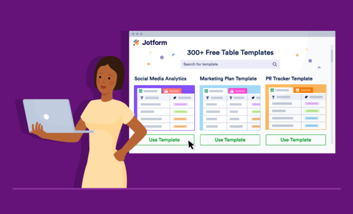 Announcing 300+ Jotform Table Templates