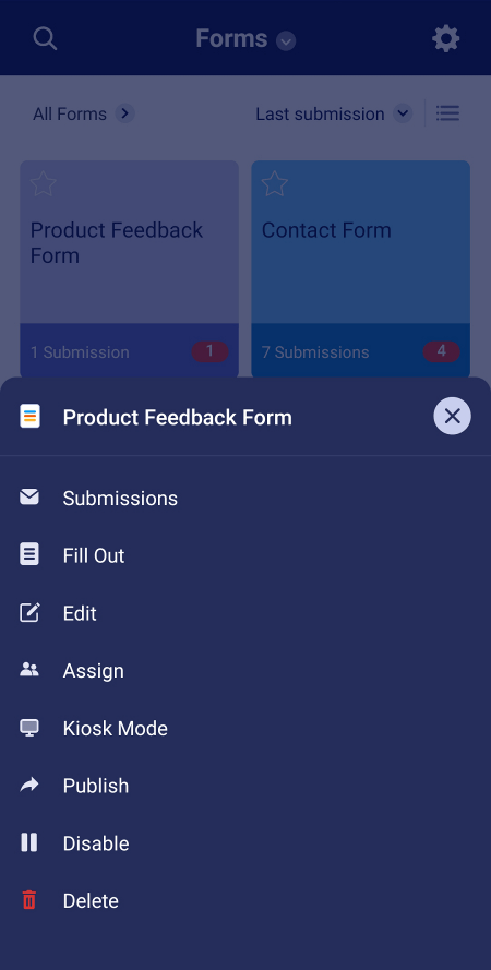 How to View Your Forms and Submission Data in Jotform Mobile Forms App Image-1