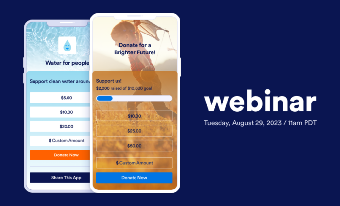 Webinar: Introducing Jotform Donation Apps
