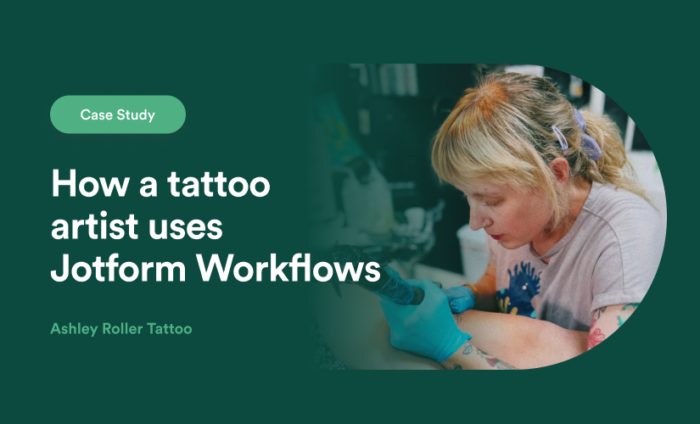 How a tattoo artist brings dreams to life with Jotform Workflows