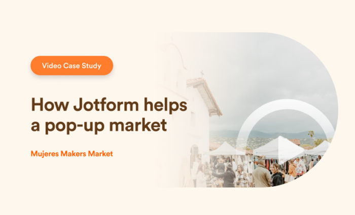 How Jotform helps a pop-up market create more business opportunities for women of color