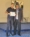 Photo of a Kevin Todd with a student holding a certificate