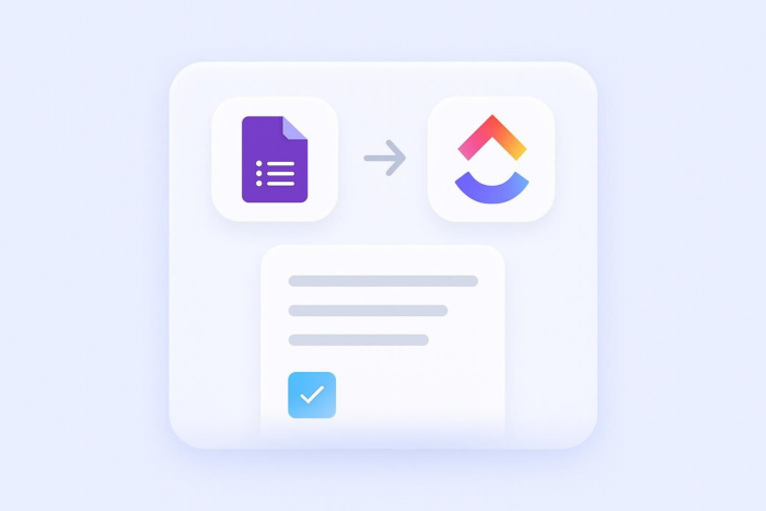 How to integrate Google Forms with ClickUp