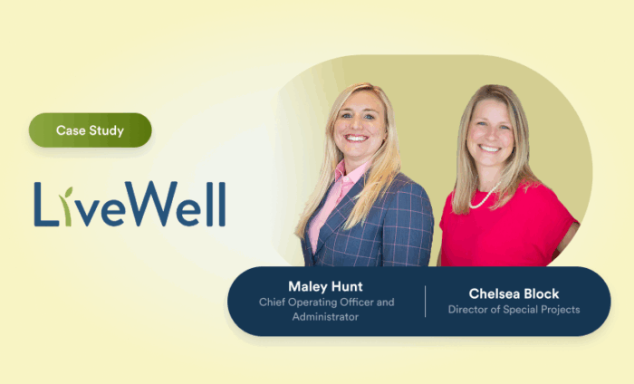LiveWell cultivates community with Jotform Enterprise