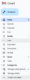 Gmail Create new label Button